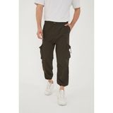 Camp Scoutland CAMP550 Outdoor Tactical Kargo Cepli Ayarlanabilir Paçalı Oversize Erkek Jogger Yürüyüş Pantolonu - Haki - 31