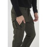 Camp Scoutland Camp594 Outdoor Softshell Su Ve Rüzgara Dayanıklı içi Polarlı Kışlık Erkek Haki Taktik Pantolon Haki