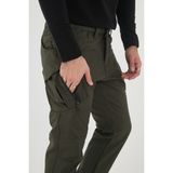 Camp Scoutland CAMP594 Outdoor Softshell Su Ve Rüzgara içi Polarlı Kışlık Erkek Taktik Pantolon - Haki - 33