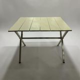 camp Steel Campsteel Dalton 6 - 6 Panelli Ideal Boy Katlanır Kamp Masası - 66X54X50 cm - Alüminyum - Kum Rengi