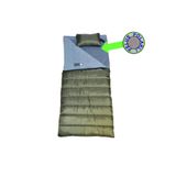 CAMP STORY Mit - 23 350 gr Elyaf+200 gr Peluş Polarlı Yastıklı Battaniye Tipi Uyku Tulumu Haki