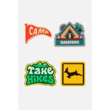 Camp Unisex Renkli 4\'lü Terlik Süsü - Çok Renkli