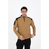 CAMP137 Outdoor Tactical Su iticili Erkek Taktik Sweatshirt - 2XL - Hardal