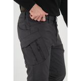 CAMP594 Outdoor Softshell Su Ve Rüzgara Dayanıklı içi Polarlı Kışlık Erkek Taktik Pantolon - 30 - Antrasit