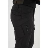 CAMP594 Outdoor Softshell Su Ve Rüzgara Dayanıklı içi Polarlı Kışlık Erkek Taktik Pantolon - 38 - Siyah