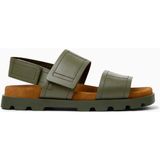 Camper Brutus Deri Sandalet - Yeşil