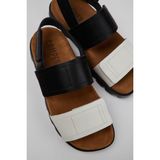 Camper Brutus Sandals K201323-018 Siyah Beyaz Kadın Sandalet