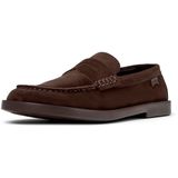 Camper Don K101014-001 Süet Deri Dark Brown Koyu Kahverengi Erkek Makosen Loafer Ayakkabı