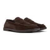 Camper Don K101014-001 Süet Deri Dark Brown Koyu Kahverengi Erkek Makosen Loafer Ayakkabı