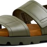 CAMPER Erkek Brutus Sandal 2 kayışlı sandalet, Yeşil-012, 43 EU