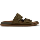 Camper K201881 Lluc Sandal Çift Bant Haki Kadın Terlik