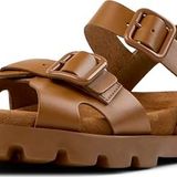 Camper Kadın Brutus Sandal Ayakkabı, Kahverengi 40 EU