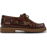 Camper Nautico 15233-001 Brown Kahverengi Deri Erkek Tekne Ayakkabısı