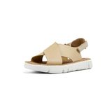 CAMPER Oruga Sandal Kadın Ayakkabı, Bej, 39 EU