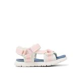 Camper Pembe - Beyaz Kız Çocuk Sandalet Oruga Sandal Kids