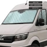 Camperial Man Tge Için Termal Güneşlik Seti, Alüminyum Metalize Kumaş, Mıknatıslı Yan Camlar - Çok Renkli