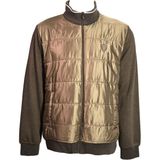 Campione 3319304 Erkek Triko Ceket Beige - XL - Beige Bear