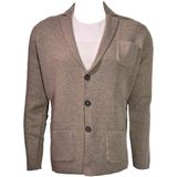 Campione 3849301 Erkek Triko Ceket Camel