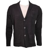 Campione 3849703 Erkek Triko Ceket Black - 2XL