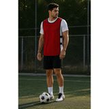 Campo Fileli Antrenman Yeleği Kırmızı - Halı Saha Bip Yeleği (6'lı Set)