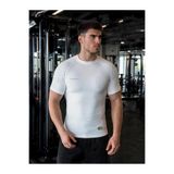 Campo Futbol Kürek Fitness Kısa Kollu İçlik Body Tişört Beyaz
