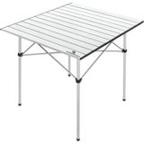 Campology Alüminyum Katlanabilir Kamp ve Piknik Masası Xl - 70x70x70 cm - Beyaz