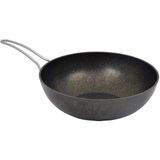 Campout 28 cm Granit Döküm Wok Tava