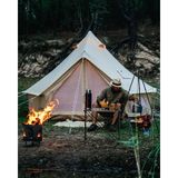 Campout 4 mt Kanvas Çadır 4 Kişilik 8 m² Su Geçirmez 4 Mevsimlik Standart Kurulum
