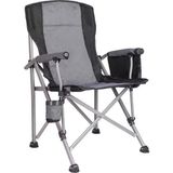 Campout 6456 Ecorce Tube Marron Gri Polyester Kamp Sandalyesi