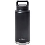 Campout Çift Katmanlı Termos 1000 ml - 1 lt - Siyah