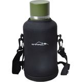 Campout Çift Katmanlı Termos 2000 ml Yesil - Yeşil