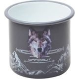 Campout Emaye Kupa Gri - 270 ml