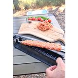 Campout Kebapmatik Adana Urfa Kebap Kalıbı Aparatı Pratik Hızlı Kebap Makinesi Kutulu Kebap Matik