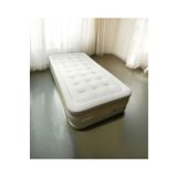 Campout Tek Kişilik Yüksek Şişme Yatak Kamp Seyahat Ev Piknik Şişme Yatak Yerden Yüksek 42CM