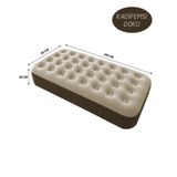 Campout Yüksek Tek Kişilik Şişme Yatak [Krem]