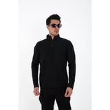 campscoutland Camp136 Outdoor Tactical Su Iticili Erkek Siyah Taktik Sweatshirt