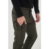campscoutland Camp594 Outdoor Softshell Su Ve Rüzgara Dayanıklı Içi Polarlı Kışlık Erkek Haki Taktik Pantolon