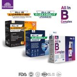Camrusepa All In B Vitamin Complex + L-Carnitine Burner Power + Elektrolit Power 3'lü
