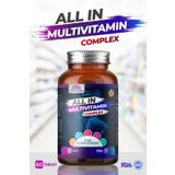 Camrusepa All In Multivitamin Complex (CA-FE-ZN-D3-B3-B5-D3-B6-B1-B2-B12-C-E-A-D BİOTİN) 60 Tablet
