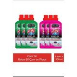 Camsil Robo-Sil Çam Yüzey Temizleyici x 3 Adet + Camsil Robo-Sil Floral Yüzey Temizleyici x 3 Adet