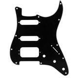 Çamurluk 005-5267-000 3 katlı siyah 11 delikli montaj H/S/S Stratocaster pickguard (3 vidalı montaj humbucking pikap)