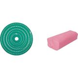 Can 150 mm Dikişli Polisaj Keçesi ve Marpol Pembe Cila Takımı