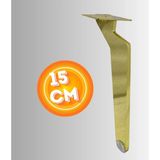 Can Aksesuar 15 cm Metal Tabanca Ayak Koltuk Ayağı Mobilya Ayağı Ünite Ayağı Konsol Ayağı Puf Berjer Ayağı - Gold