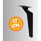 Can Aksesuar 17 cm Metal Tabanca Ayak Koltuk Ayağı Mobilya Ayağı Ünite Ayağı Konsol Ayağı Puf Berjer Ayağı - Siyah