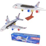 Can Ali Toys A330 Işıklı Sesli Hareketli Maket Renkli Oyuncak Uçak