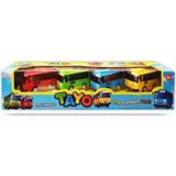 Can Ali Toys Scntoys Oyuncak Tayo Otobüsleri 4lü Tayo Otobüs Seti Tayo Gani Rogi Lani Oyuncak Otobü - Renkli