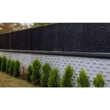 Can Çim Çit 75 cm Seçenekli Ölçüler Gri Antrasit Çimçit Çimli Bahçe Teli Çimli Çit Seperatör - 75x800