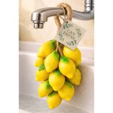 Can Defne Limon Şeklinde El Yapımı Doğal Sabun – Aromatik Kokulu Dekoratif Banyo Sabunu (Sarı)