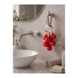 Can Defne Nar Şeklinde El Yapımı Doğal Sabun – Aromatik Kokulu Dekoratif Banyo Sabunu (Kırmızı Nar)