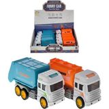 Can-Em Oyuncak BHX699-4 Displ Sürt Çöp Kamyonu ve Tanker 96 - 10 cm